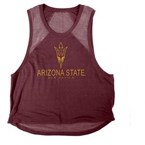 Arizona State Sun Devils Mara Terry Tank Top NWT S